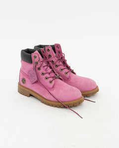 TIMBERLAND x Hot Pink Boots (8W)