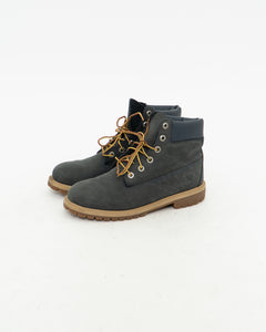 TIMBERLAND x Dark Green Charcoal Boots (8, 8.5W)