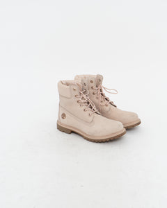 TIMBERLAND x Light Pink Boots (8.5W)