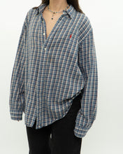 Load image into Gallery viewer, Vintage x RALPH LAUREN Blue Plaid Soft Button Up (XS-L)