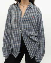 Load image into Gallery viewer, Vintage x RALPH LAUREN Blue Plaid Soft Button Up (XS-L)