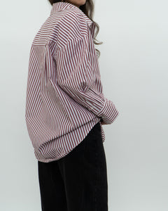 ANINE BING x Red Striped Buttonup (XS-M)