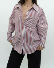 Load image into Gallery viewer, ANINE BING x Red Striped Buttonup (XS-M)