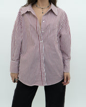 Load image into Gallery viewer, ANINE BING x Red Striped Buttonup (XS-M)