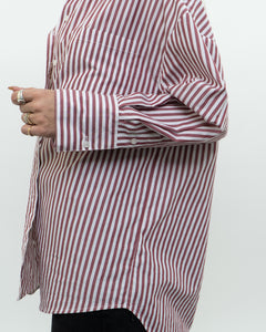 ANINE BING x Red Striped Buttonup (XS-M)