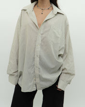 Load image into Gallery viewer, Vintage x BALMAIN PARIS Beige Stripe Button Up (XS-XL)