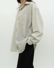 Load image into Gallery viewer, Vintage x BALMAIN PARIS Beige Stripe Button Up (XS-XL)