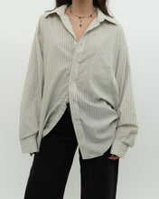 Load image into Gallery viewer, Vintage x BALMAIN PARIS Beige Stripe Button Up (XS-XL)