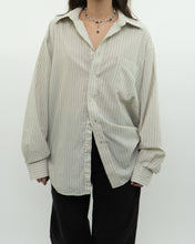 Load image into Gallery viewer, Vintage x BALMAIN PARIS Beige Stripe Button Up (XS-XL)