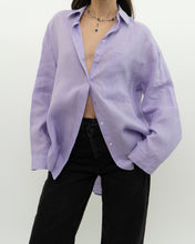 Load image into Gallery viewer, BR x Lavender Linen Button Up (XS-L)