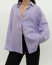 Load image into Gallery viewer, BR x Lavender Linen Button Up (XS-L)