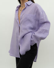 Load image into Gallery viewer, BR x Lavender Linen Button Up (XS-L)