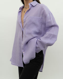 BR x Lavender Linen Button Up (XS-L)