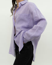 Load image into Gallery viewer, BR x Lavender Linen Button Up (XS-L)