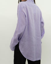 Load image into Gallery viewer, BR x Lavender Linen Button Up (XS-L)