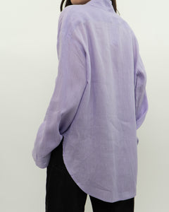 BR x Lavender Linen Button Up (XS-L)