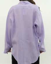 Load image into Gallery viewer, BR x Lavender Linen Button Up (XS-L)