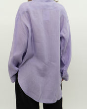 Load image into Gallery viewer, BR x Lavender Linen Button Up (XS-L)