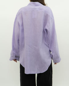 BR x Lavender Linen Button Up (XS-L)