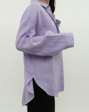 Load image into Gallery viewer, BR x Lavender Linen Button Up (XS-L)