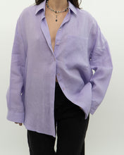 Load image into Gallery viewer, BR x Lavender Linen Button Up (XS-L)