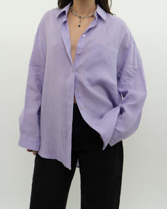 BR x Lavender Linen Button Up (XS-L)