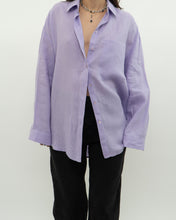 Load image into Gallery viewer, BR x Lavender Linen Button Up (XS-L)