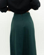 Load image into Gallery viewer, Vintage x Made in Canada x Forest Green Pleated Skirt (S, M)