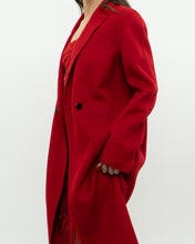 Load image into Gallery viewer, Vintage x Wool Lightweight Red Trench (XS, S)