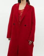 Load image into Gallery viewer, Vintage x Wool Lightweight Red Trench (XS, S)