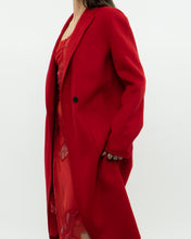 Load image into Gallery viewer, Vintage x Wool Lightweight Red Trench (XS, S)