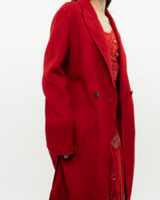 Load image into Gallery viewer, Vintage x Wool Lightweight Red Trench (XS, S)