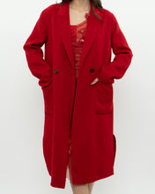 Load image into Gallery viewer, Vintage x Wool Lightweight Red Trench (XS, S)