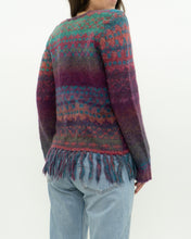 Load image into Gallery viewer, Vintage x PER UNA Pink Patterned Wool, Mohair Cardigan (XS-M)