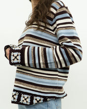 Load image into Gallery viewer, Vintage x LIZ CLAIBORNE Knit Stripe Cotton-blend Pattern Sweater (XS-L)