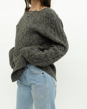 Load image into Gallery viewer, Modern x Heather Grey Raised Knit Sweater (XS-XL)