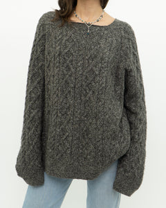 Modern x Heather Grey Raised Knit Sweater (XS-XL)