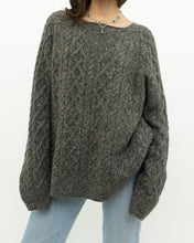 Load image into Gallery viewer, Modern x Heather Grey Raised Knit Sweater (XS-XL)