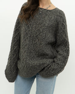 Modern x Heather Grey Raised Knit Sweater (XS-XL)