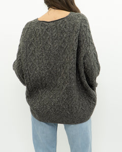 Modern x Heather Grey Raised Knit Sweater (XS-XL)