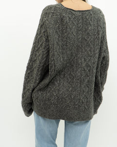 Modern x Heather Grey Raised Knit Sweater (XS-XL)