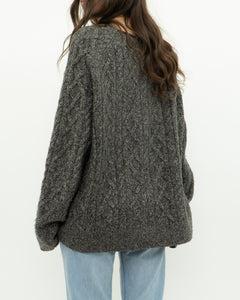 Modern x Heather Grey Raised Knit Sweater (XS-XL)