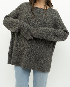 Modern x Heather Grey Raised Knit Sweater (XS-XL)