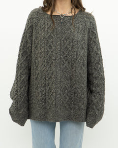 Modern x Heather Grey Raised Knit Sweater (XS-XL)