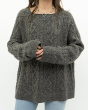 Load image into Gallery viewer, Modern x Heather Grey Raised Knit Sweater (XS-XL)