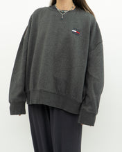 Load image into Gallery viewer, TOMMY JEANS x Dark Grey Heathered Crew (XS-XL)