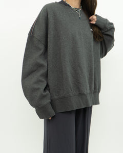 TOMMY JEANS x Dark Grey Heathered Crew (XS-XL)