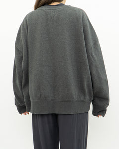 TOMMY JEANS x Dark Grey Heathered Crew (XS-XL)