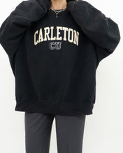 Load image into Gallery viewer, Vintage x Made in Canada x Ultra Soft CARLETON Black Crewneck (M-XXL)