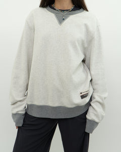 CHAMPION x Heather Crew With Grey Trim (XS-M)